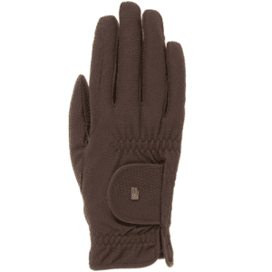 Roeckl Reithandschuh Grip, Touchscreen compatible mokka 6,5 - 1.png